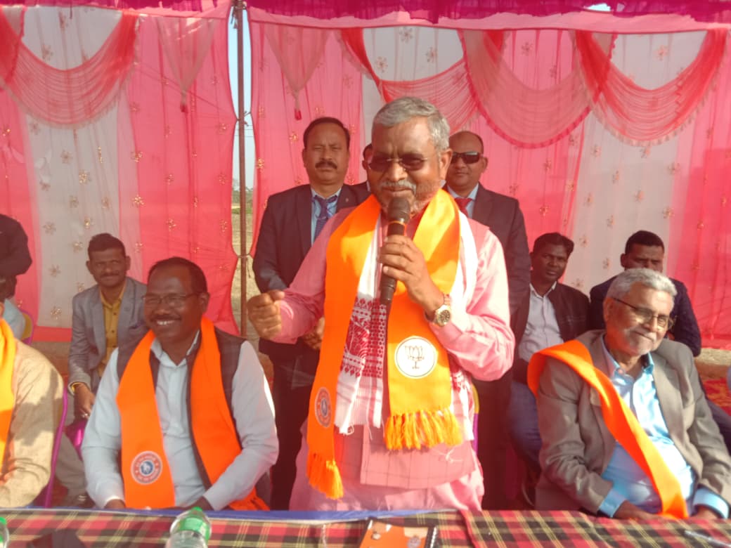 फोटो. संबोधित करते बाबूलाल मरांडी.