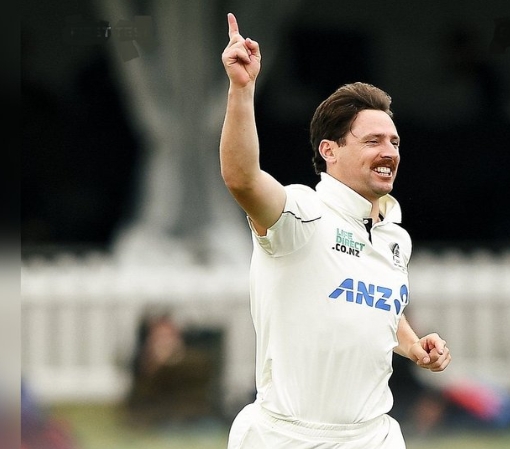 न्यूज़ीलैंड के मीडियम-पेसर जैकब डफी न्यूज़ीलैंड के मीडियम-पेसर जैकब डफी