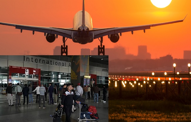 हवाई अड्डों पर तकनीकी खराबी के कारण यात्रियों की जमा भीड़