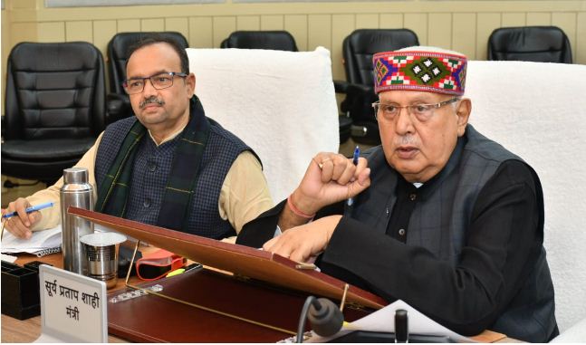 उर्वरक उपलब्धता के संबंध में बैठक करते कृषि मंत्री सूर्य प्रताप शाही व सहकारिता मंत्री जेपीएस राठौर उर्वरक उपलब्धता के संबंध में बैठक करते कृषि मंत्री सूर्य प्रताप शाही व सहकारिता मंत्री जेपीएस राठौर