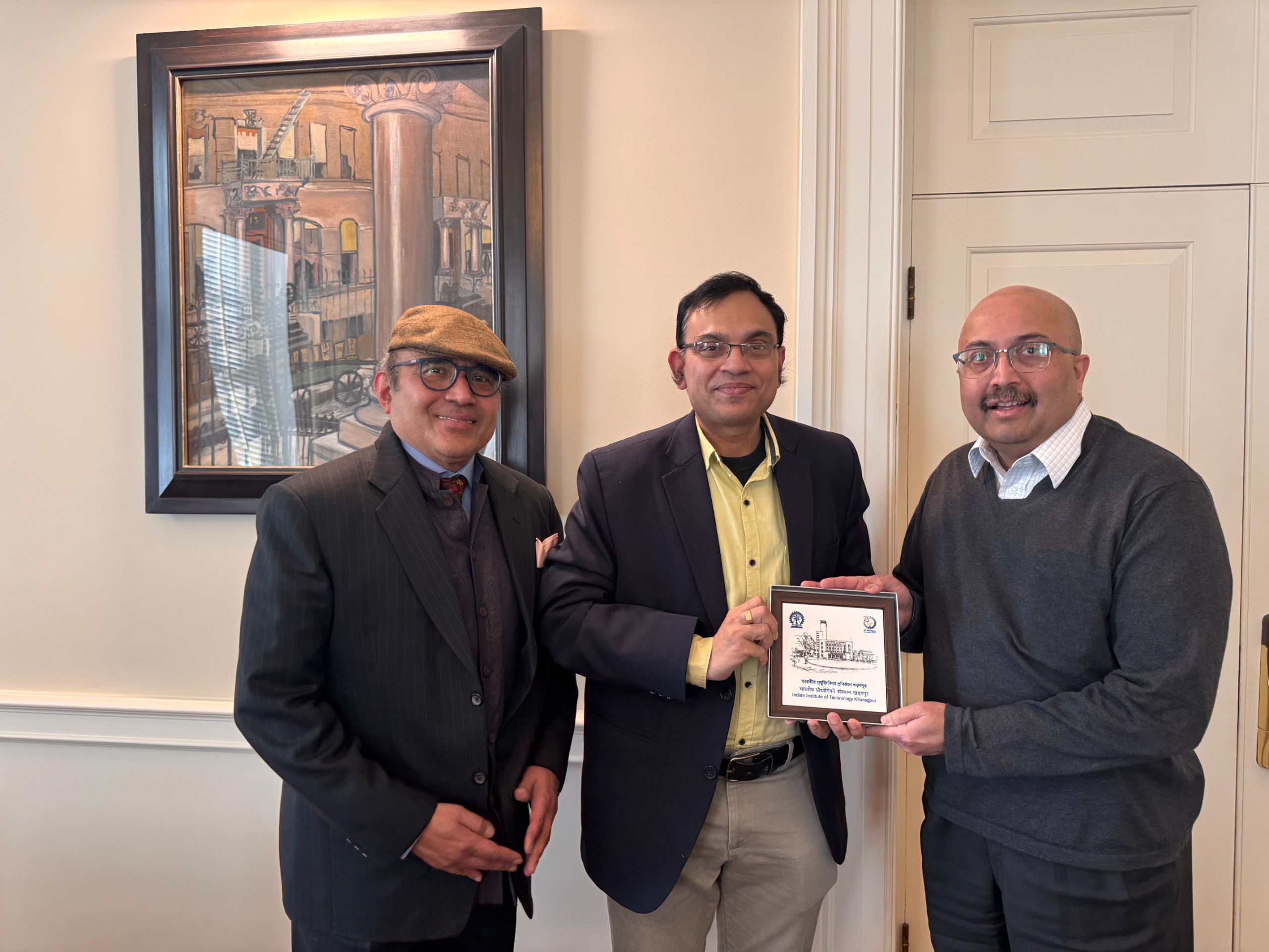 टफ्ट्स यूनिवर्सिटी में आईआईटी खड़गपुर आउटरीच बैठक।