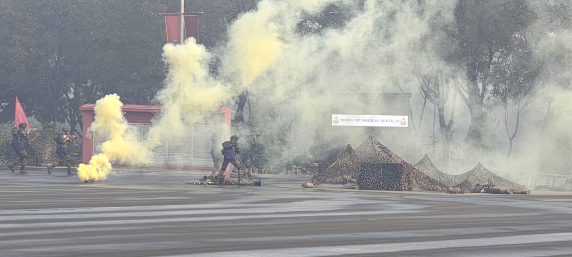 परेड में शामिल अग्निवीर परेड में शामिल अग्निवीर