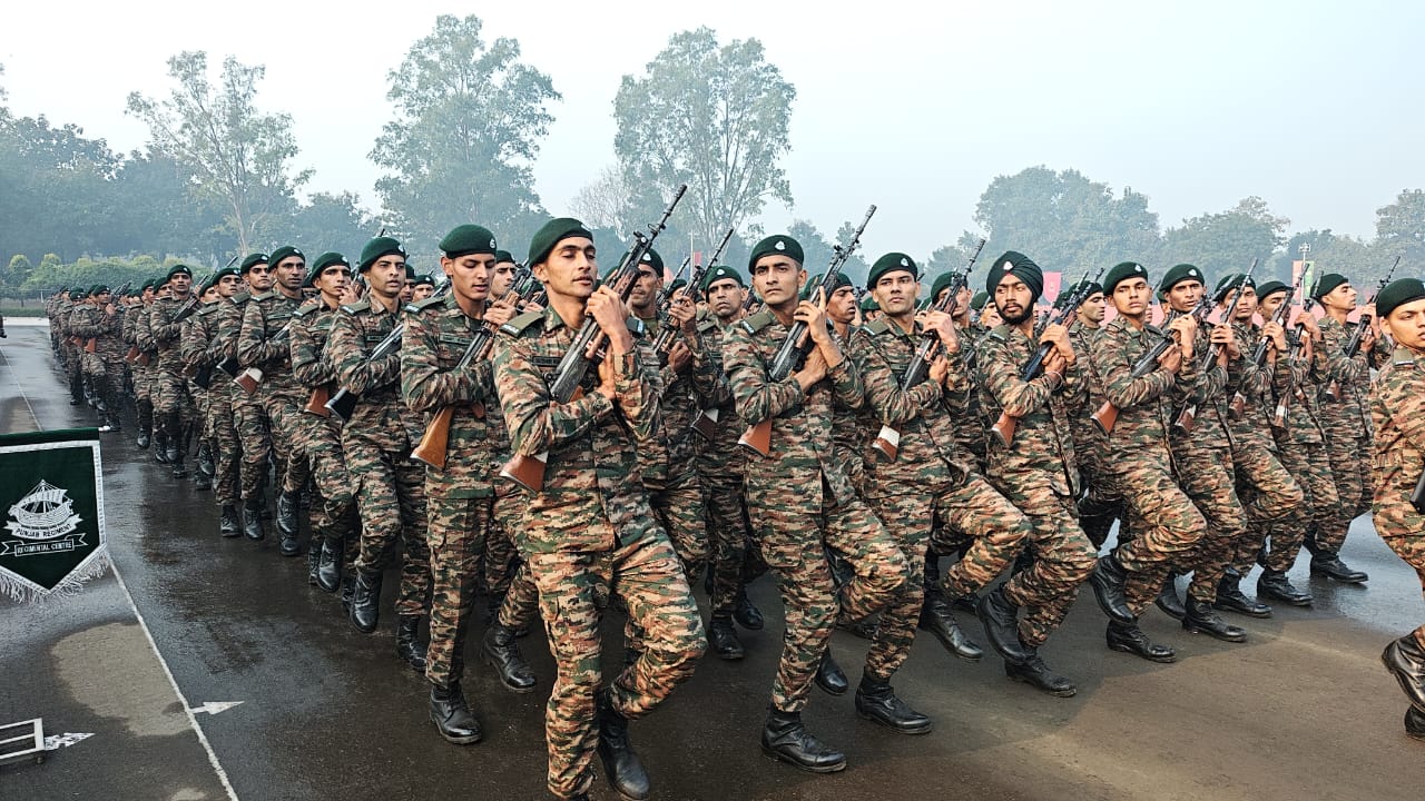 परेड में शामिल अग्निवीर परेड में शामिल अग्निवीर