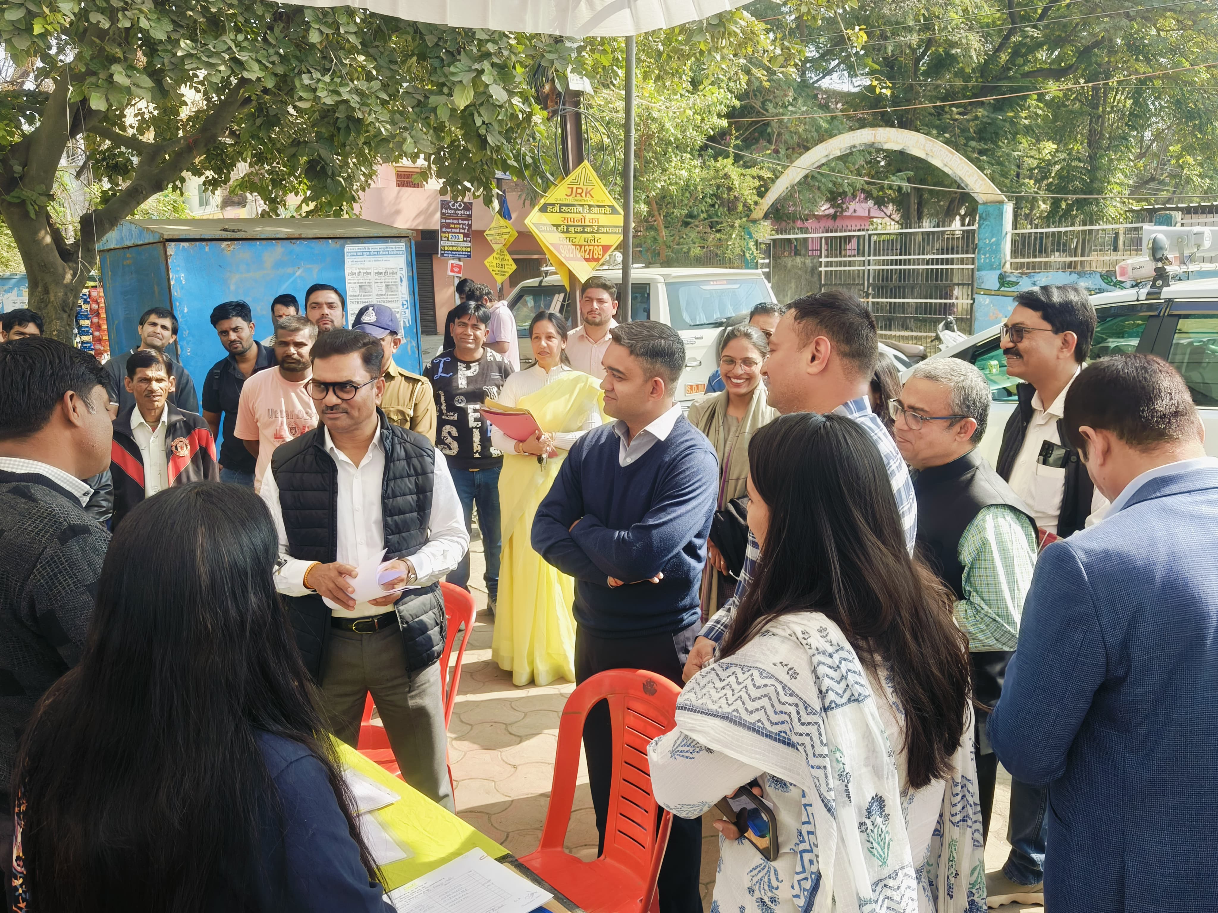 संभागायुक्त दौरा