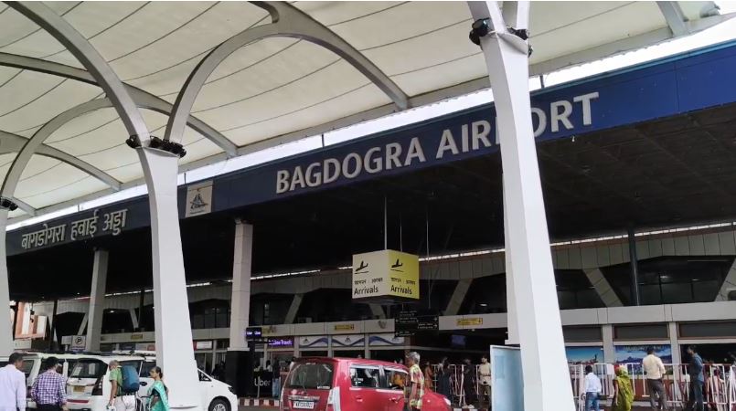 बागडोगरा एयरपोर्ट का दृश्य
