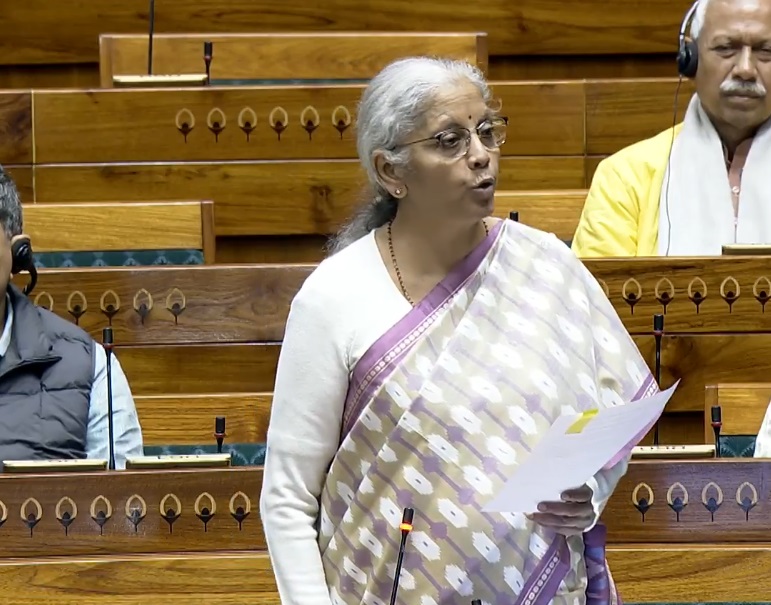 लोकसभा में वित्त मंत्री लोकसभा में वित्त मंत्री