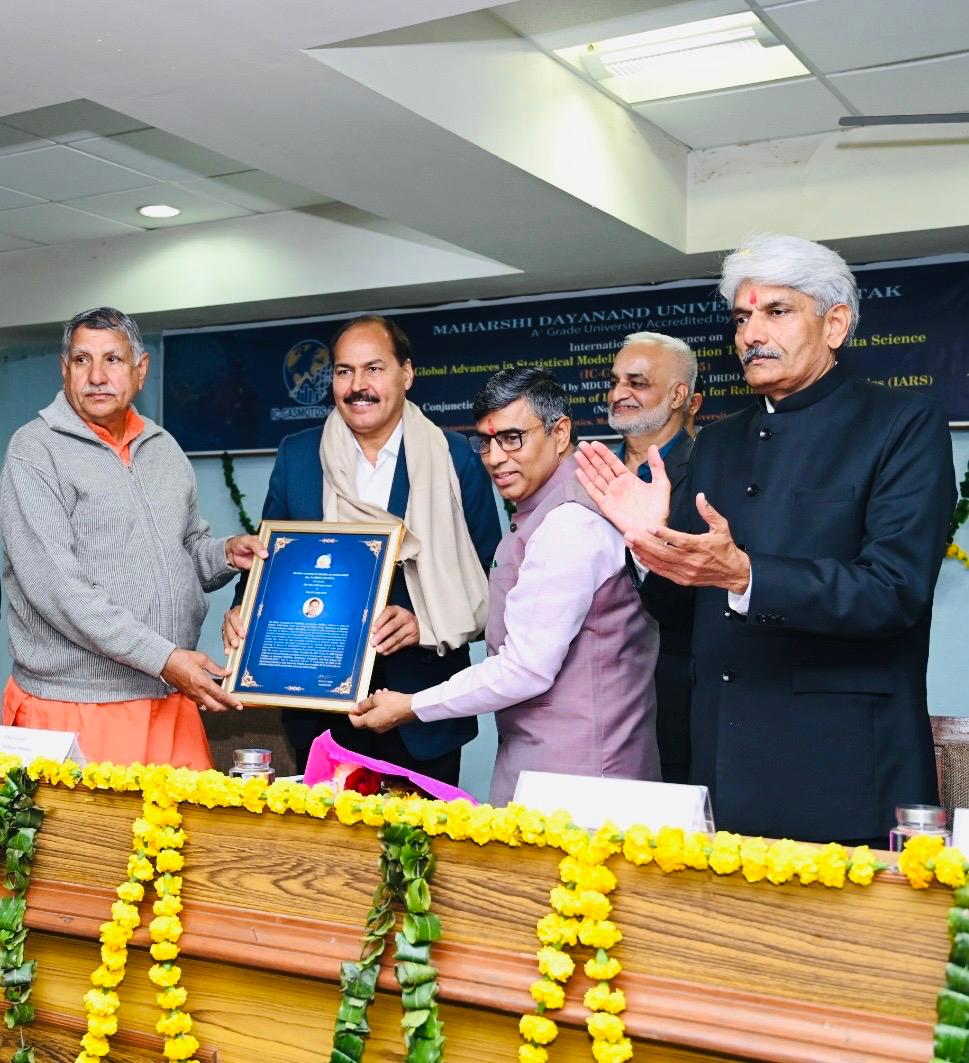 जम्मू विश्वविद्यालय के प्रोफेसर जे.पी. सिंह जूरेल को प्रतिष्ठित आईएआरएस लाइफटाइम अचीवमेंट पुरस्कार मिला