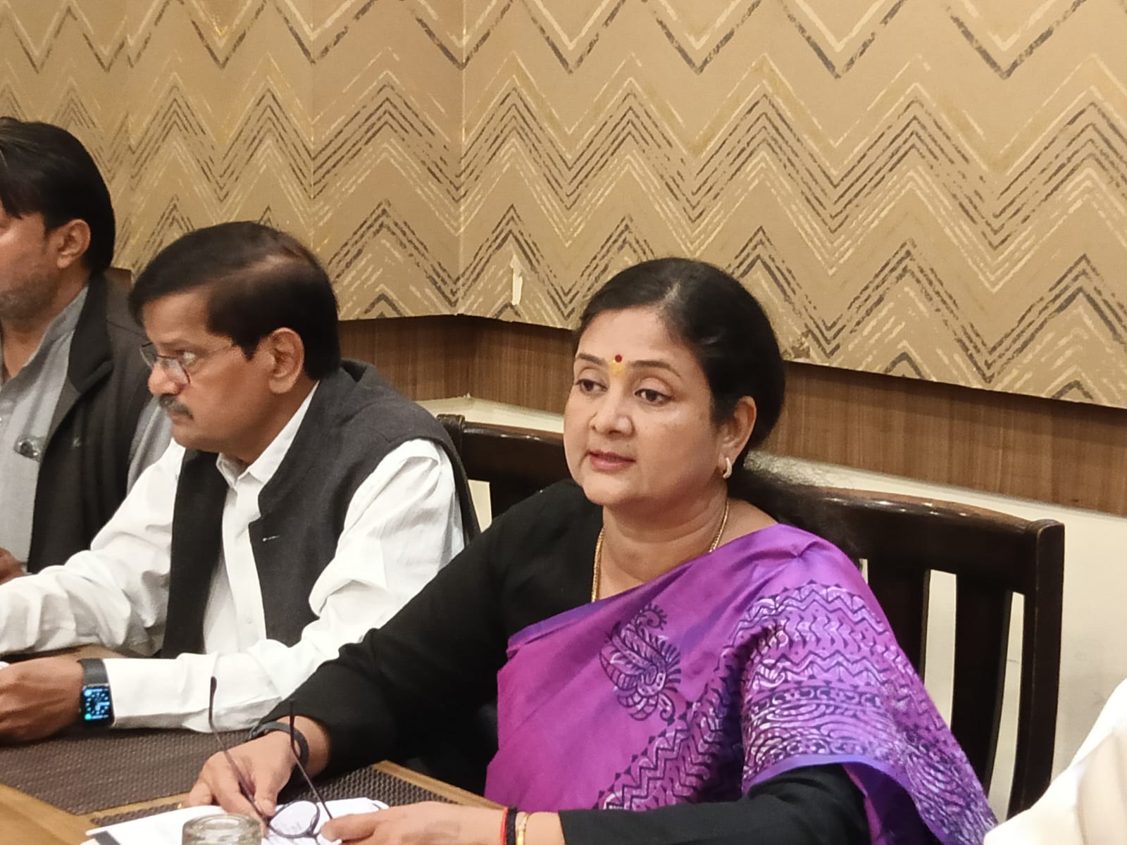 भाजपा नेत्री की पीसी