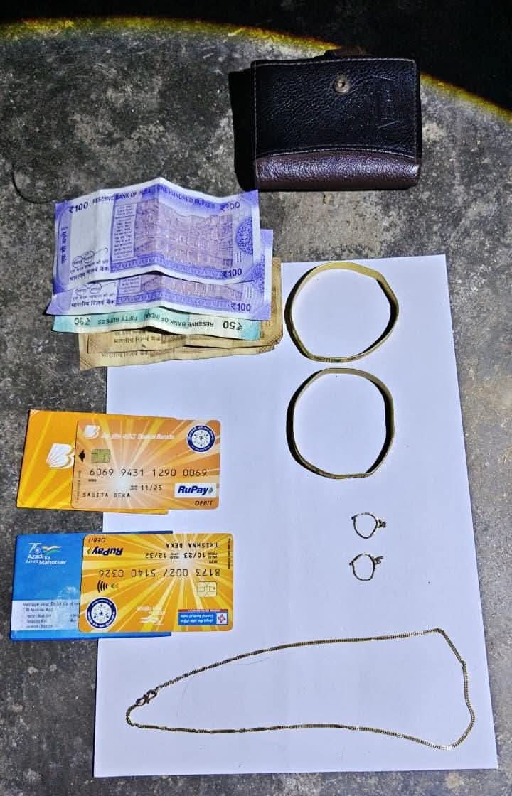 बरामद की गई गहने