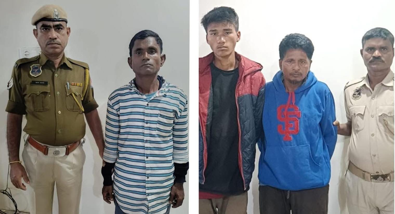 तीन चोर गिरफ्तार तीन चोर गिरफ्तार