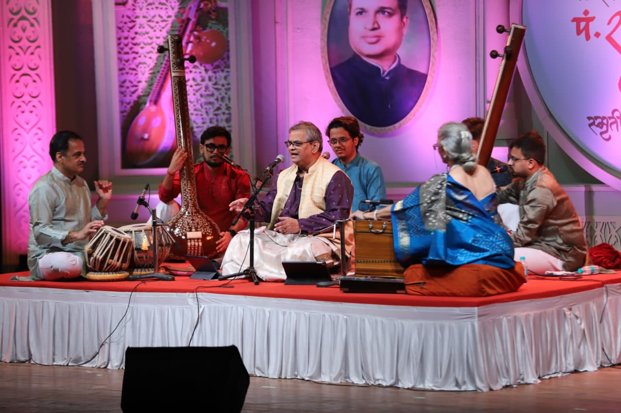 First flower bloomed singing pandit bapat