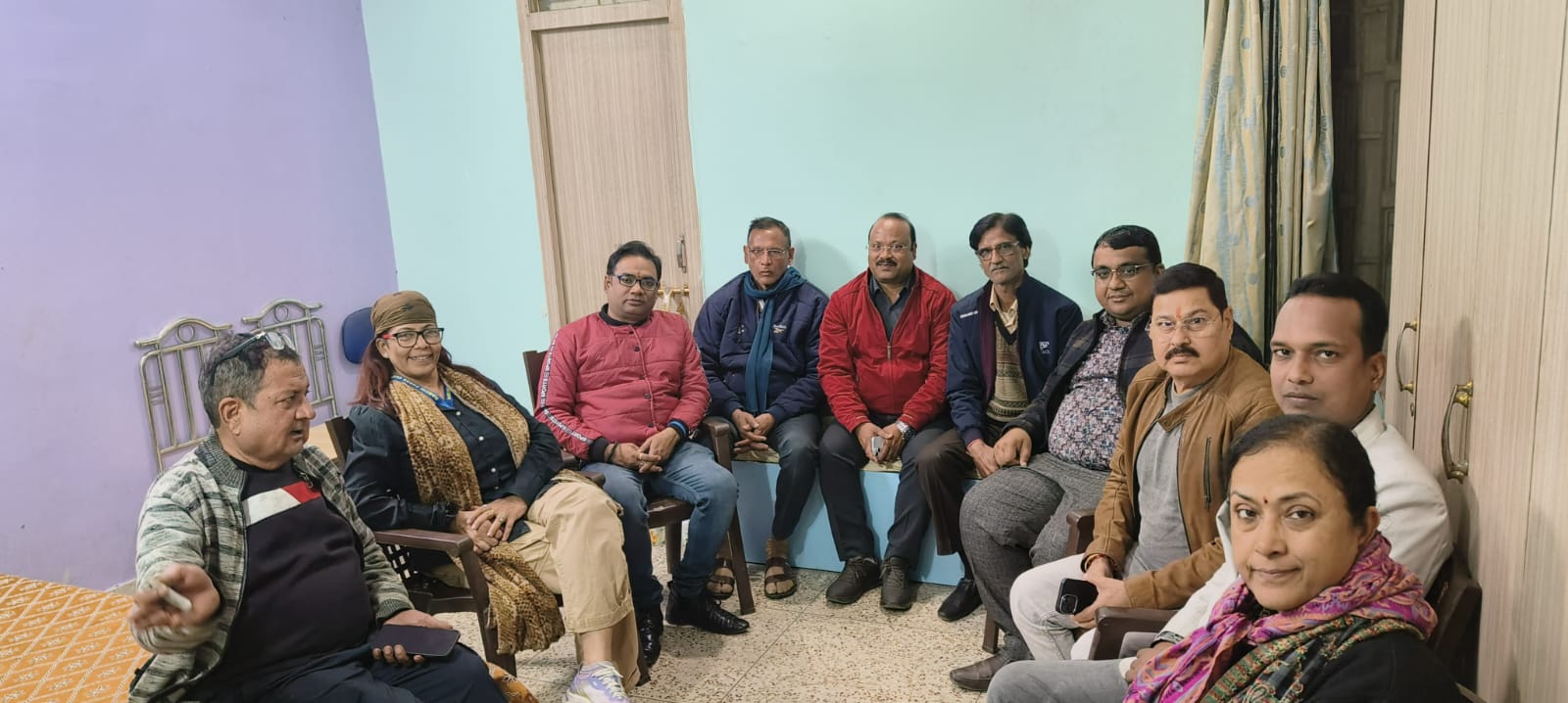 बैठक में शामिल फोरम के पदाधिकारीगण