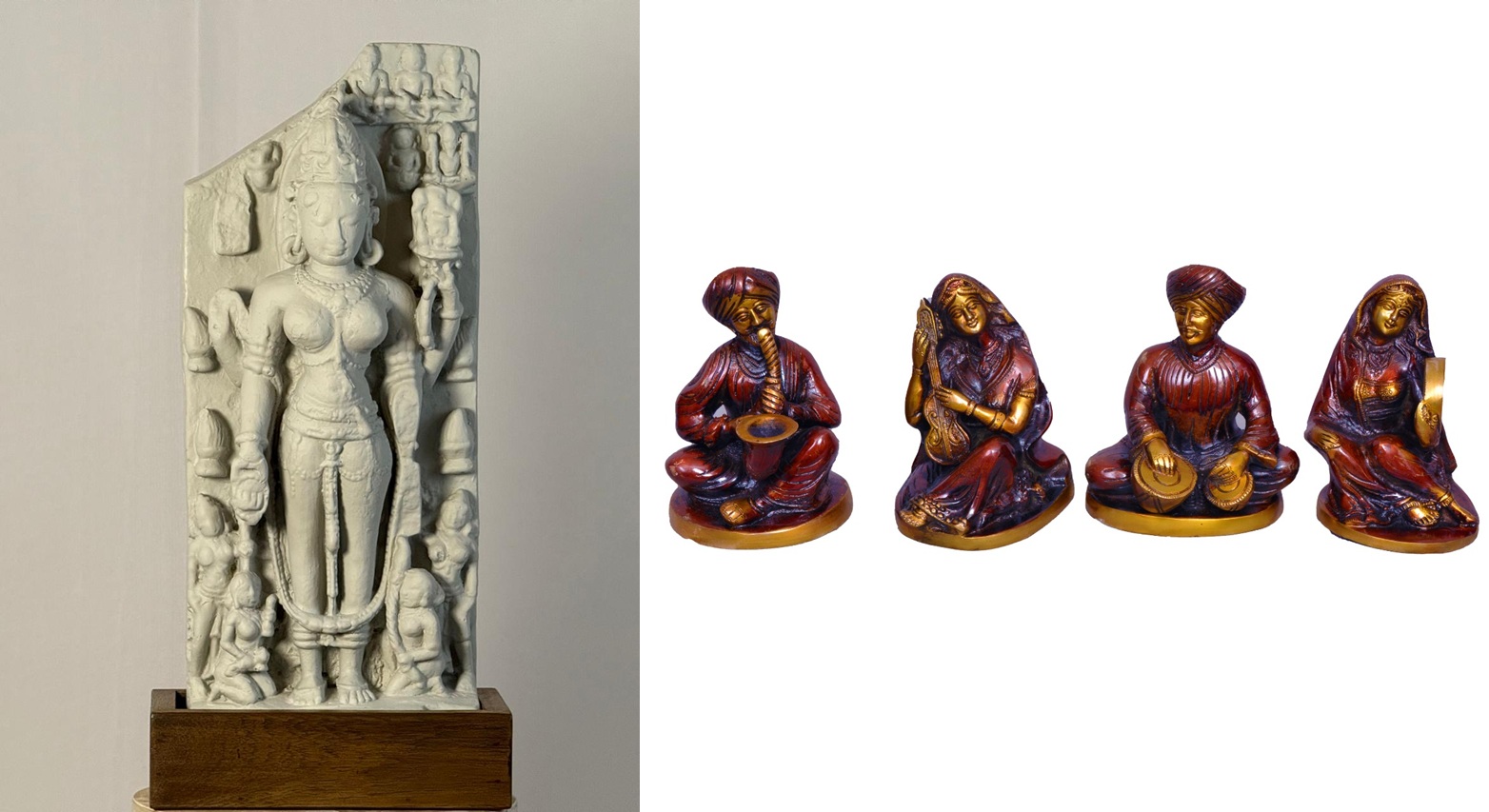 10वीं शताब्दी की गौरी कामदा प्रतिमा का स्टोन-डस्ट पुनर्निर्माण