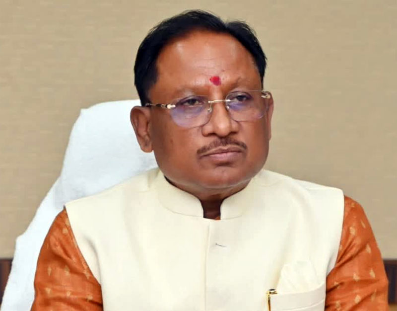 Chief Minister  विष्णु देव साय फाइल फाेटाे