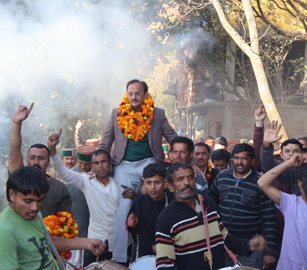 उद्योग मंत्री हर्षवर्धन ने शिलाई के पशमी में 9 लाख की लागत की उठाऊ पेयजल योजना का किया लोकार्पण