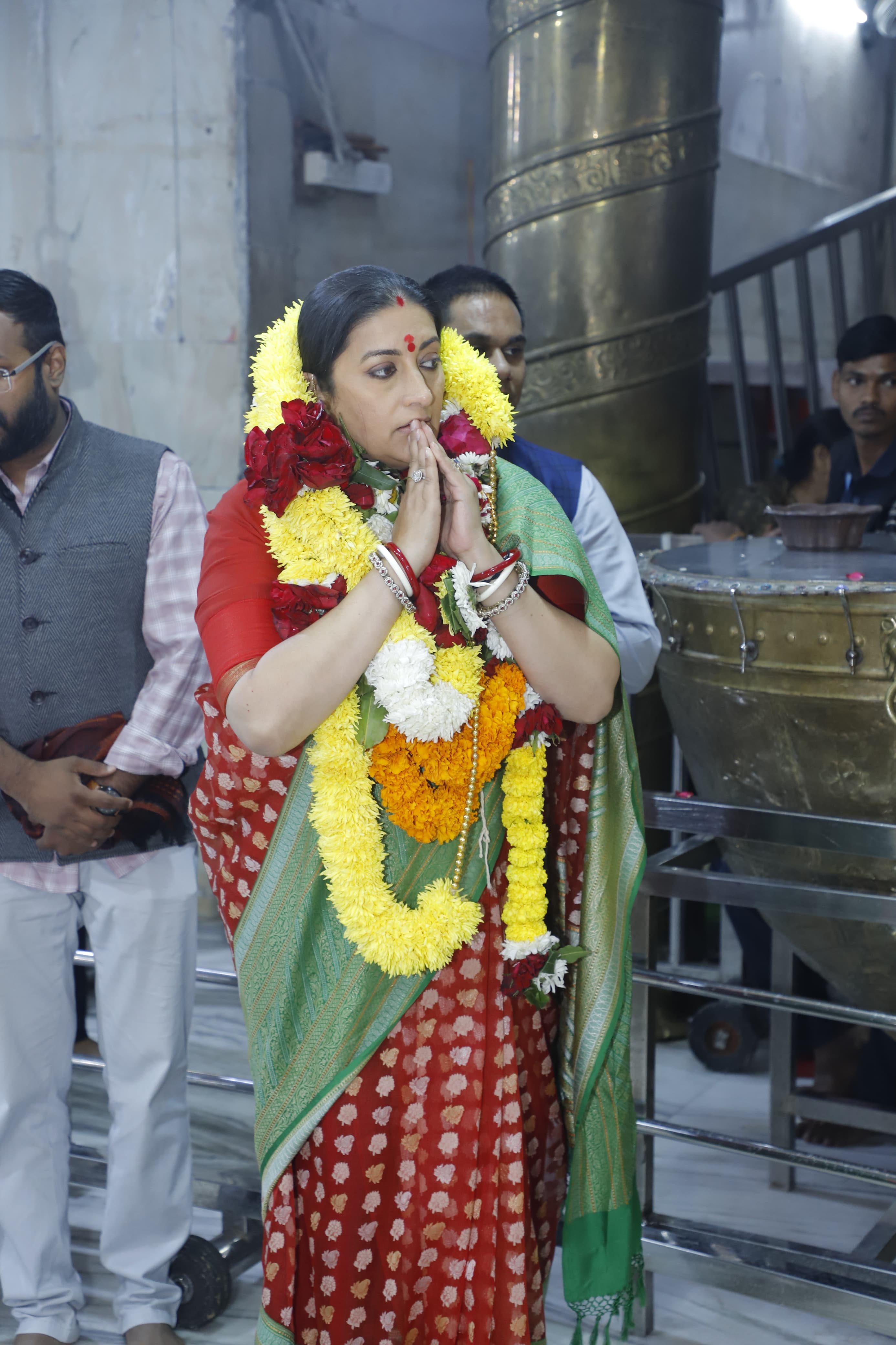 स्मृति ईरानी उज्जैन आई