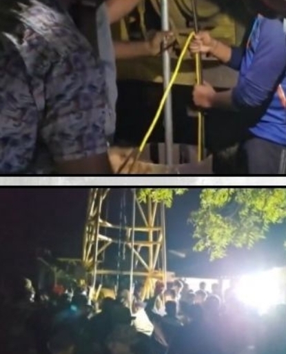 बोरवेल में फसे युवक का मृत शरीर मिला