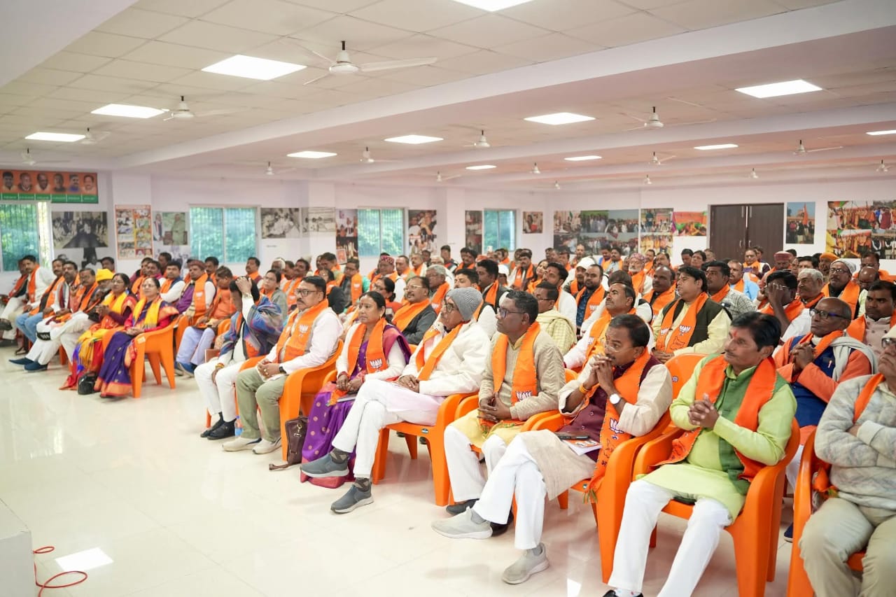 मिथिला एवं तिरहुत क्षेत्र के कार्यकर्ता‘आभार एवं अभिनंदन समारोह’ के दौरान