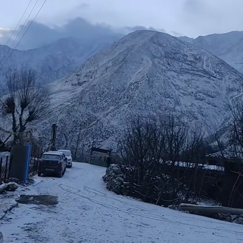 किन्नौर में बर्फबारी