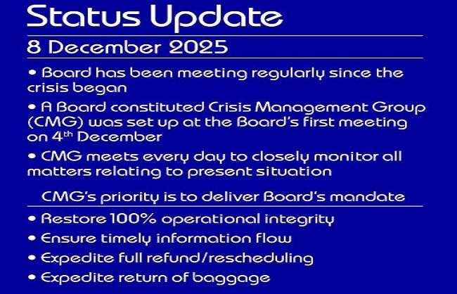 इंडिगो एयरलाइंस के लोगो का प्रतीकात्‍मक चित्र