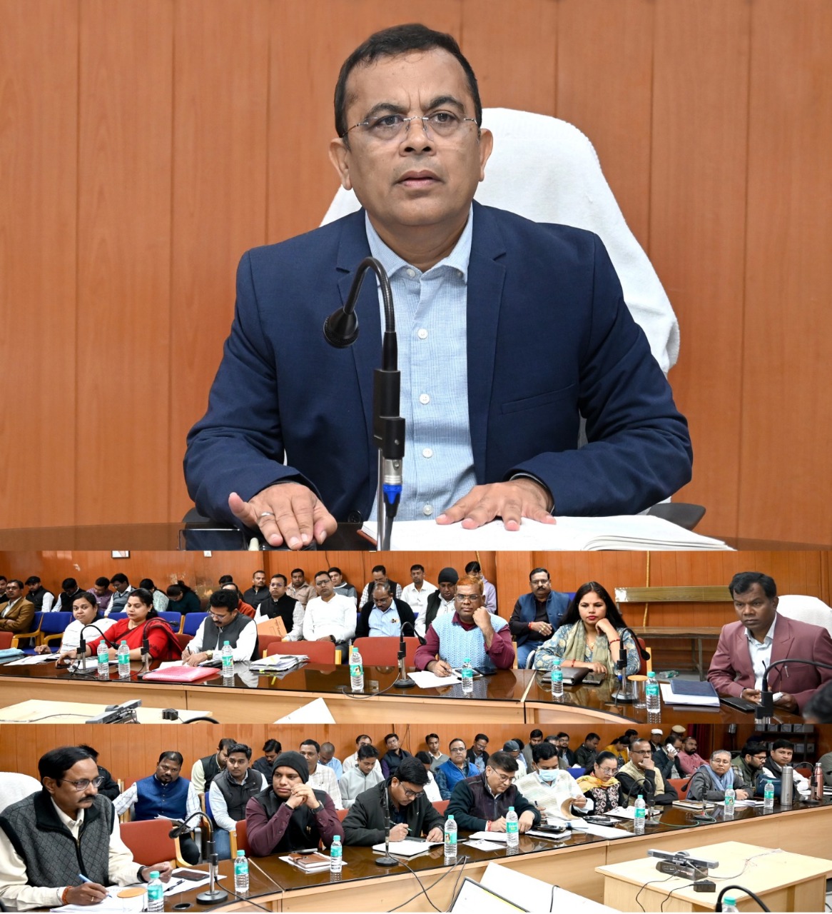 जांजगीर-चांपा: कलेक्टर जन्मेजय महोबे ने ली साप्ताहिक समय-सीमा बैठक, धान खरीदी से लेकर सड़क मरम्मत तक दिए सख्त निर्देश जांजगीर-चांपा: कलेक्टर जन्मेजय महोबे ने ली साप्ताहिक समय-सीमा बैठक, धान खरीदी से लेकर सड़क मरम्मत तक दिए सख्त निर्देश