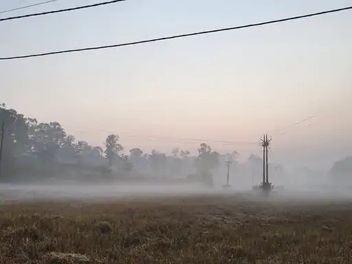 ठंड की फाेटाे, मैनपाट की.