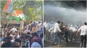 इंदौर में युवा कांग्रेस का प्रदर्शन इंदौर में युवा कांग्रेस का प्रदर्शन