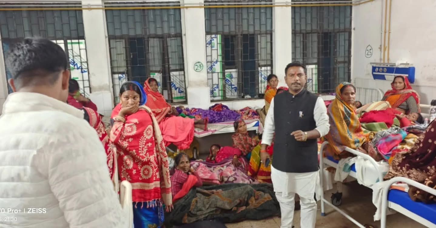 अररिया फोटो:विधायक निरीक्षण करते