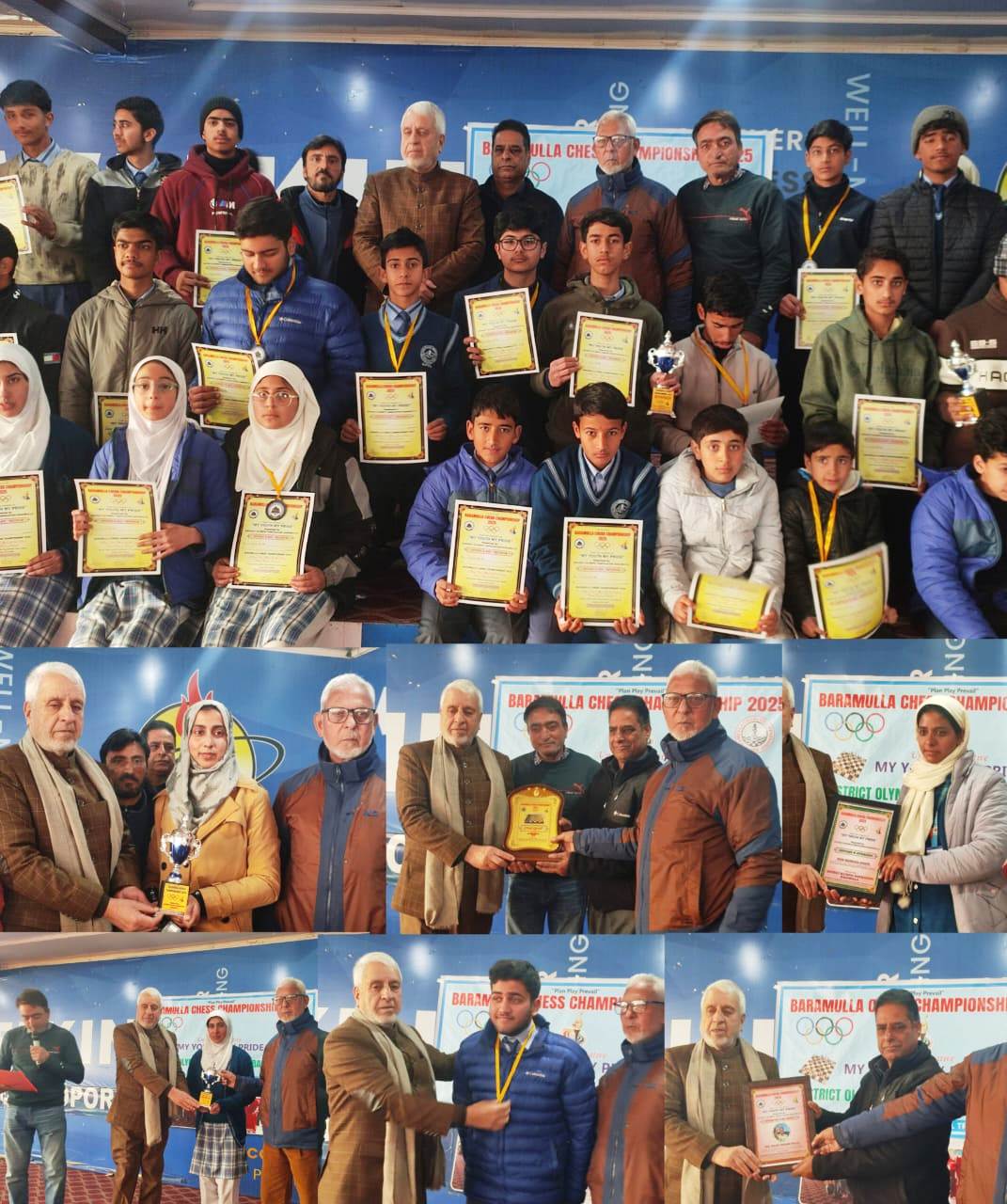 जिला स्तरीय शतरंज चैंपियनशिप बारामूला संपन्न जिला स्तरीय शतरंज चैंपियनशिप बारामूला संपन्न