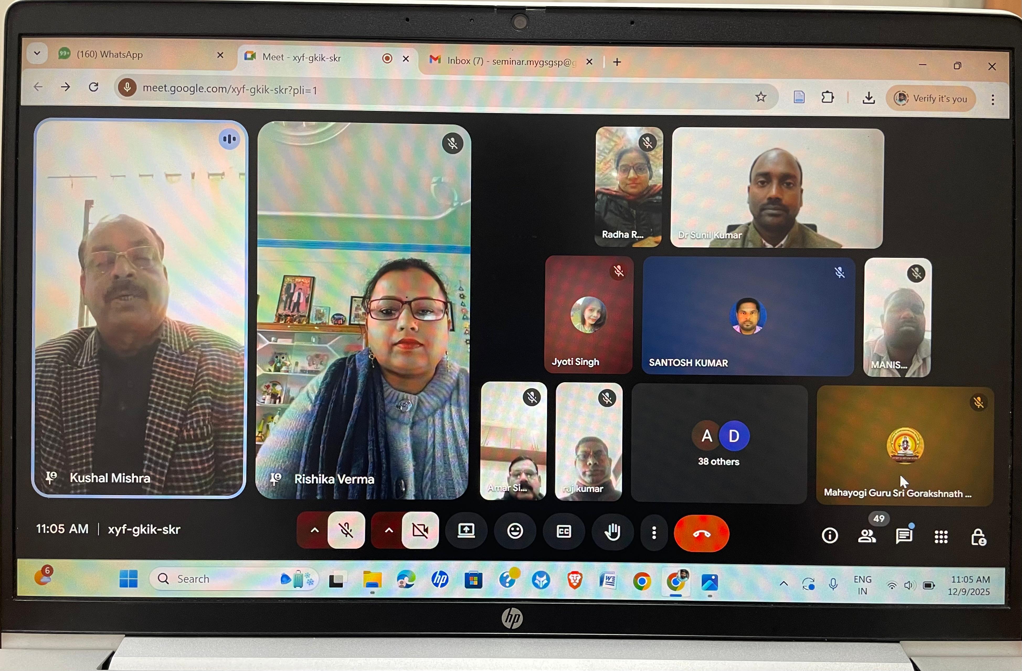 गोरक्षनाथ शोधपीठ मे हुआ सप्तदिवसीय शीतकालीन योग कार्यशाला का शुभारंभ* गोरक्षनाथ शोधपीठ मे हुआ सप्तदिवसीय शीतकालीन योग कार्यशाला का शुभारंभ*