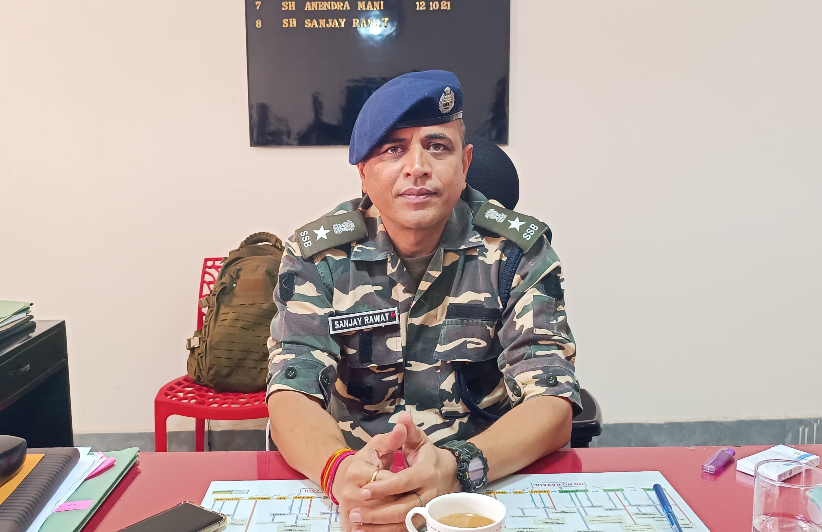 एसएसबी 47वीं वाहिनी के कमान अधिकारी संजय रावत
