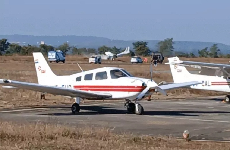 ट्रेनी विमान हादसे का शिकार