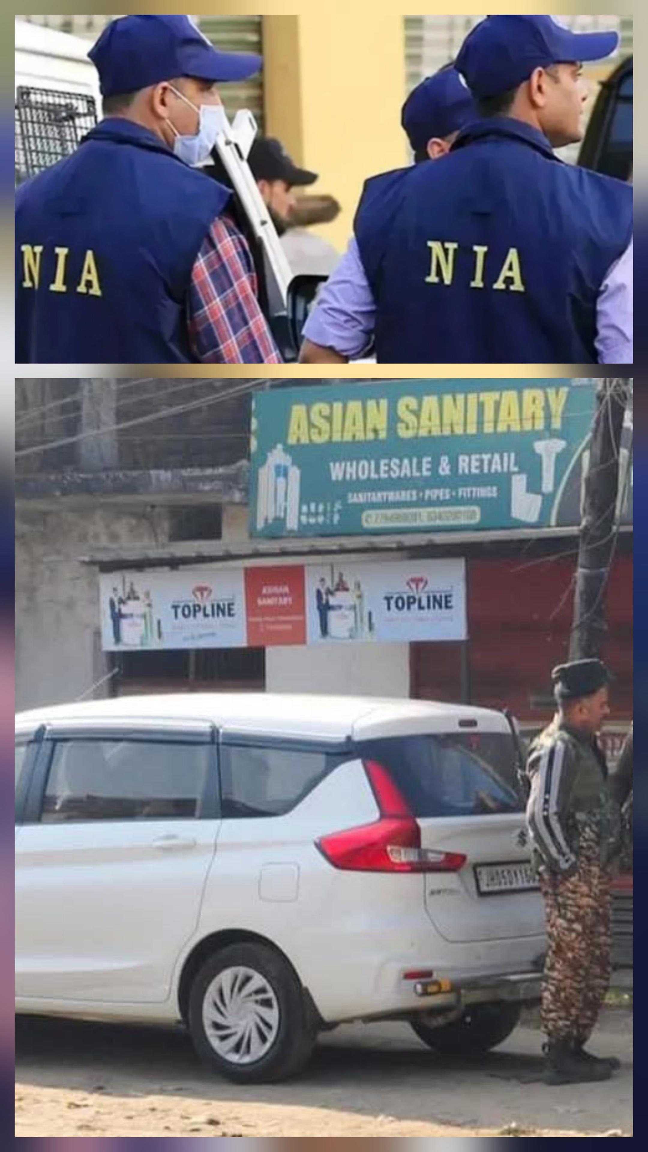 छापेमारी की तस्वीर