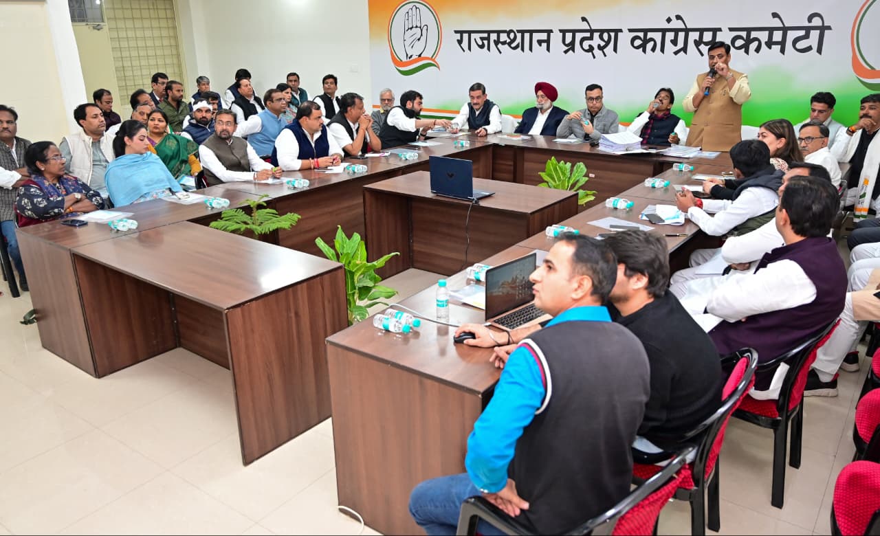 वोट चोर–गद्दी छोड़ महारैली: Rajasthan से पचास हजार कार्यकर्ता दिल्ली रवाना होंगे