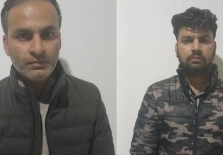 गिरफ्तार हुए दोनों आरोपित गिरफ्तार हुए दोनों आरोपित