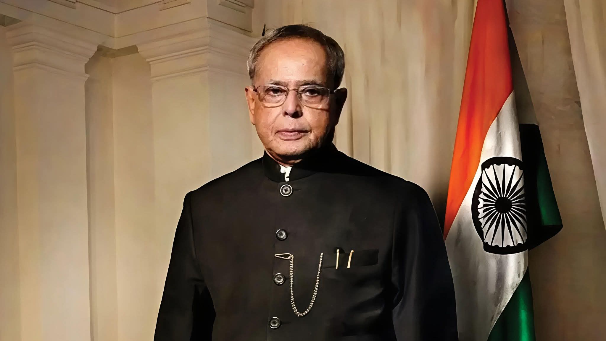 Image of the Former President Pranab Mukherjee.