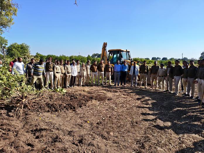 लगभग 70 लाख रूपए की शासकीय भूमि अतिक्रमण मुक्त