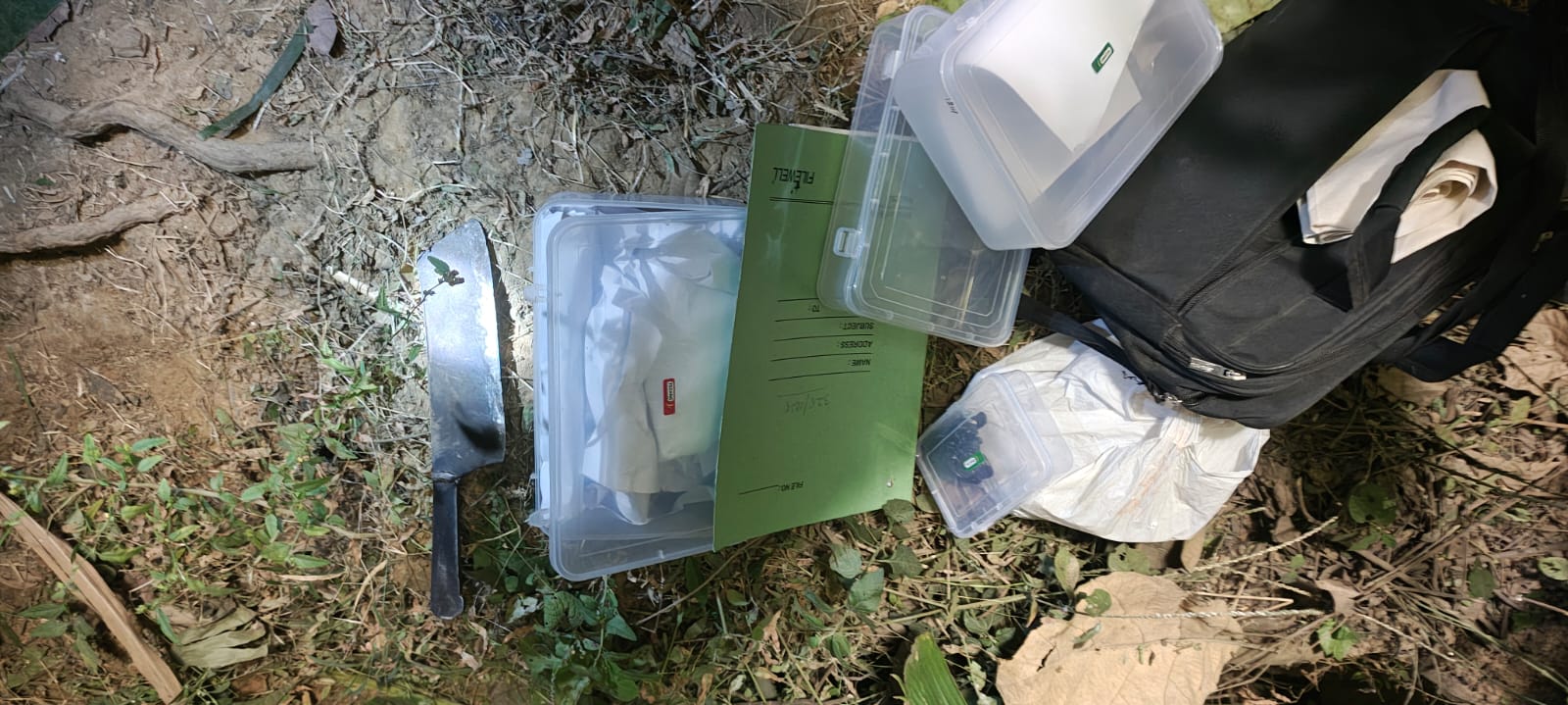 हत्या में प्रयुक्त हथियार जप्त