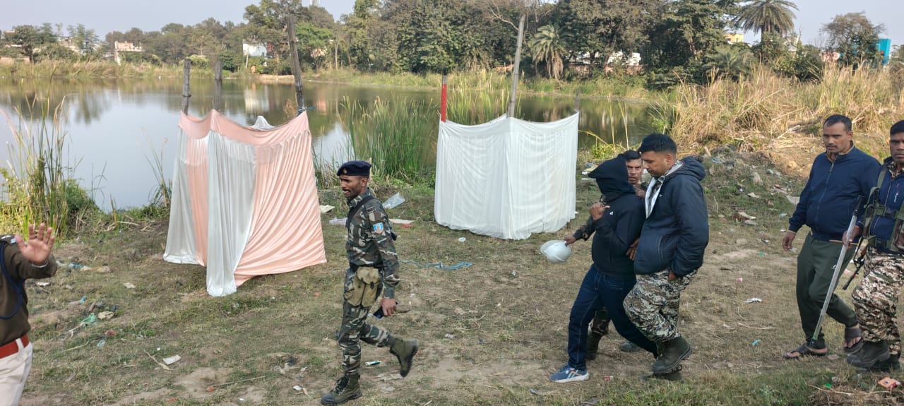 हिरासत में आरोपी