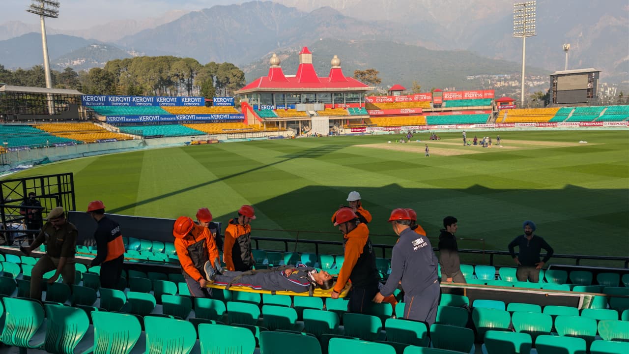 मॉकड्रिल के दौरान.