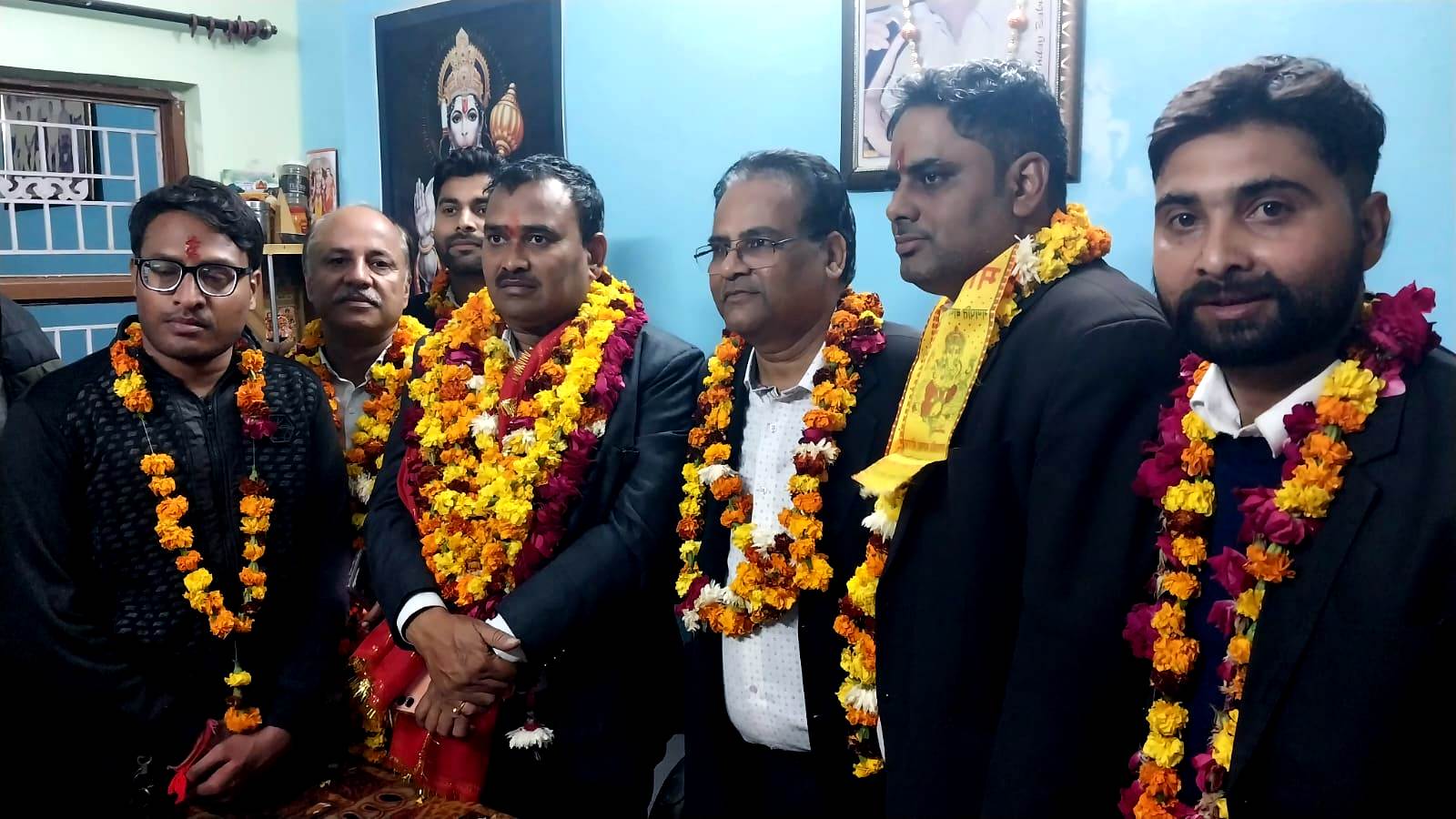 हरिओम शर्मा धौलपुर अभिभाषक संघ के अध्यक्ष निर्वाचित