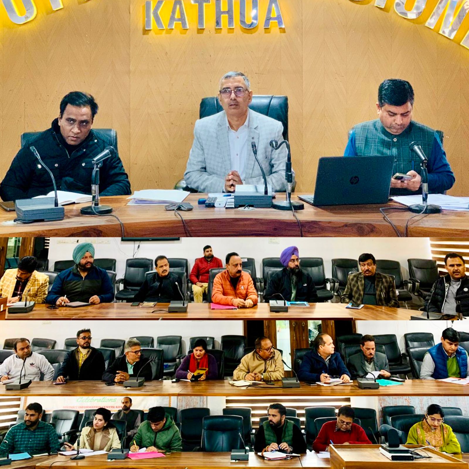 A review meeting was held on the safety and protection measures for stray animals in the district.