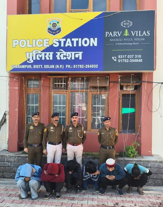 हैरोइन सहित 6 गिरफ्तार