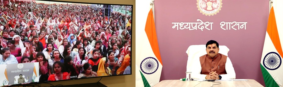 समोई (झाबुआ) के श्रीकृष्ण प्रणामी धर्म महोत्सव में भोपाल से वर्चुअली हुए शामिल Chief Minister  डॉ. मोहन यादव