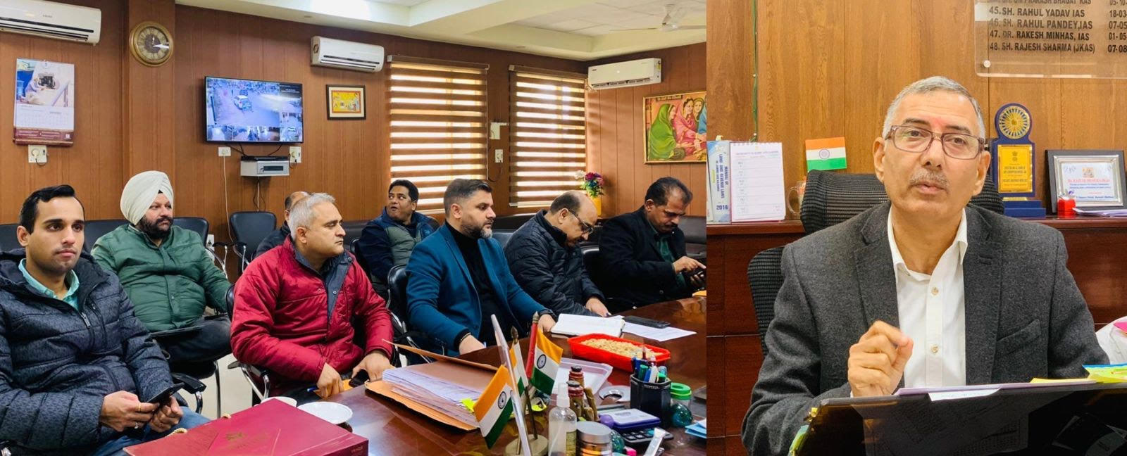 DC holds review meeting on progress of ongoing works under SASCI DC holds review meeting on progress of ongoing works under SASCI