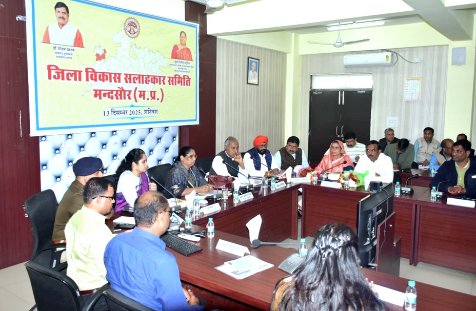 मंत्री निर्मला भूरिया की अध्यक्षता में हुई जिला विकास सलाहकार समिति की बैठक