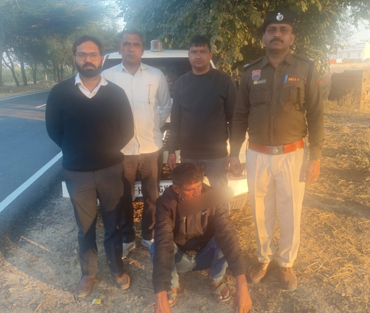 पकड़ा गया अफीम तस्कर।