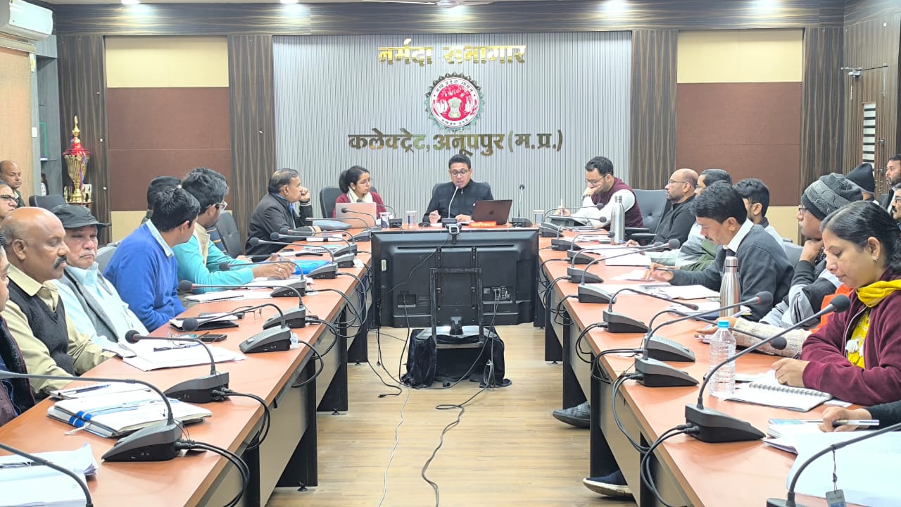 समीक्षा बैठक में