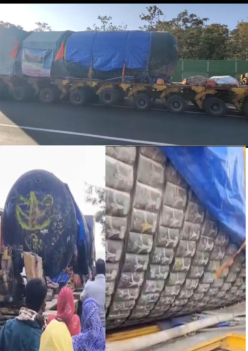 Seoni: The world's largest Shivalinga reaches Seoni, crowds of devotees gather to see it. Seoni: The world's largest Shivalinga reaches Seoni, crowds of devotees gather to see it.