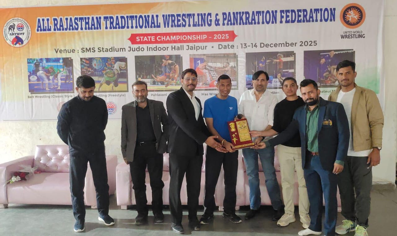 राजस्थान स्टेट ट्रेडीशनल रेसलिंग और पैनक्रेशन चैंपियनशिप में जयपुर का दबदबा